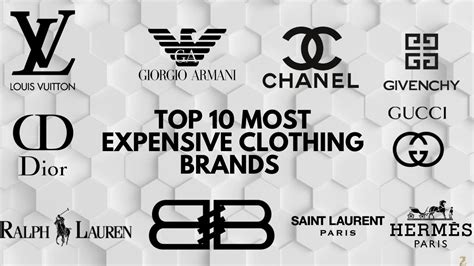 really expensive clothes brands